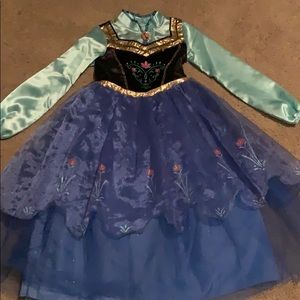 Frozen Anna fancy dress.